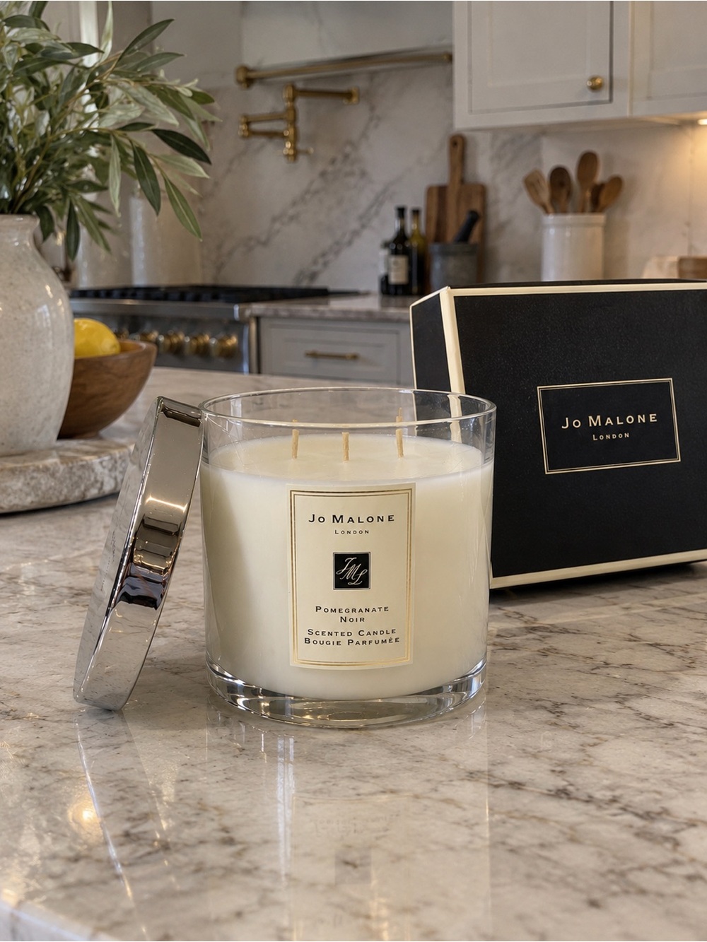 Jo Malone Cream Pomegranate Noir Triple-Wick Scented Candle